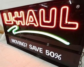 RIGHTVIEW UHAUL NEON 2 COLOR SIGN