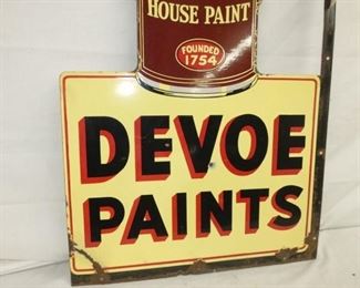 PORC. DEVOE PAINTS FLANGE W/ BRACKET