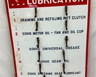 SOHIO SIGN NICE COLOR AND GLOSS