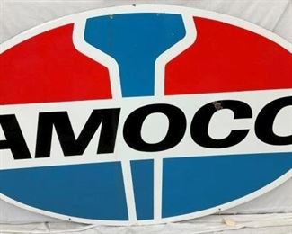 74X44 1/2 PORC. DS AMOCO SIGN