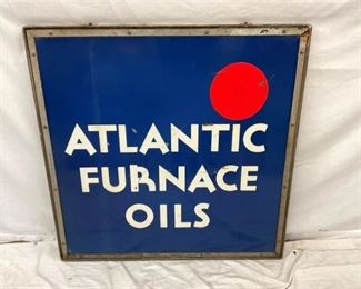 PORC. DS ATLANTIC FURNACE OILS SIGN