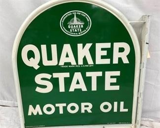 SIDE 2 QUAKER STATE THOMBSTONE SIGN