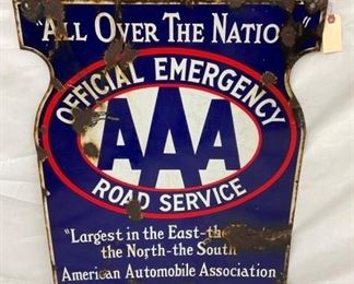 CAROLINA MOTOR CLUB AAA SIGN