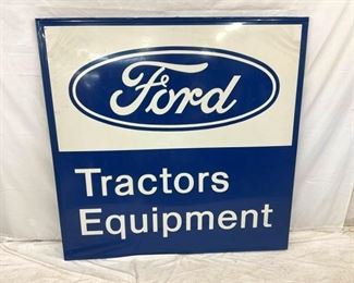 FORD TRACTORS EQUIP DEALER SIGN