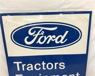 MEASURES 58 1/2X59 DEALER SIGN