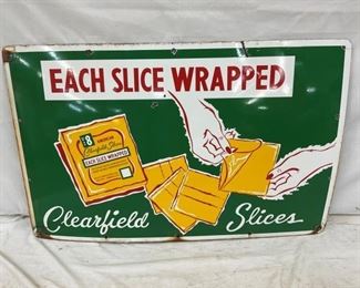 PORC. AMERICAN SLICE WRAPPED CHEESE SIGN