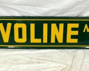 EMB.VALVOLINE MOTOR OIL SIGN