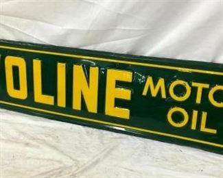 VALVOLINE MOTOR OIL SIGN 60X12