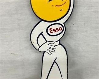 DIE CUT ESSO OIL DRIP SIGN