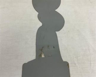 BACKSIDE ESSO DIE CUT SIGN