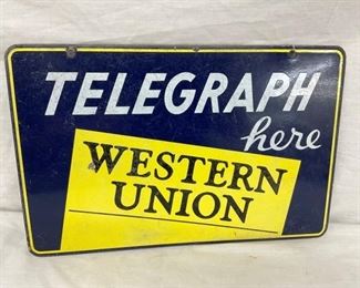SIDE 2 PORC. TELEGRAPH SIGN
