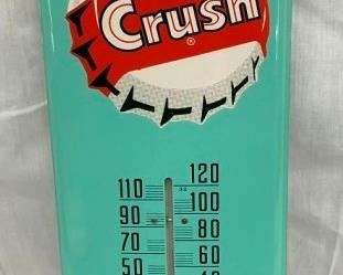 "THRISTY" ORANGE CRUSH THERMOMETER