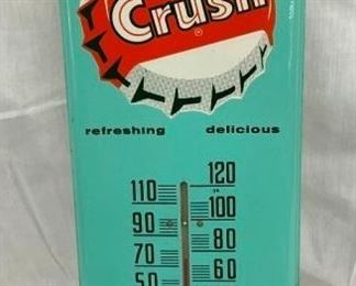 DRINK ORANGE CRUSH THERMOMETER