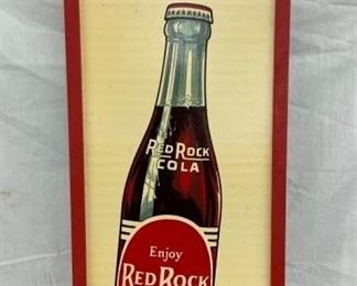 FRAMED RED ROCK VERTICAL SIGN