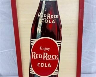 RED ROCK VERTICAL SIGN W/ BOTTLE