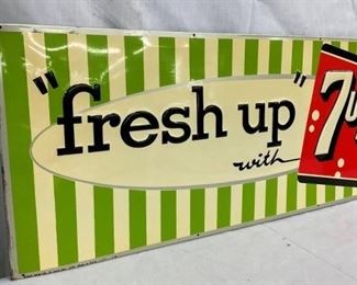 EMB. FRESH UP 7UP SIGN 1954