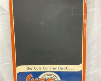 EMB. SUNCREST MENU SIGN