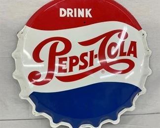 30IN PEPSI COLA CAP SIGN