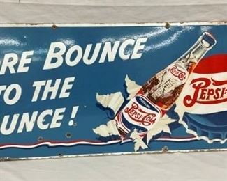 RARE PORC. DOUBLE DOT SIGN