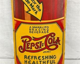 MEASURES 1936 PEPSI BOTTLE SIGN