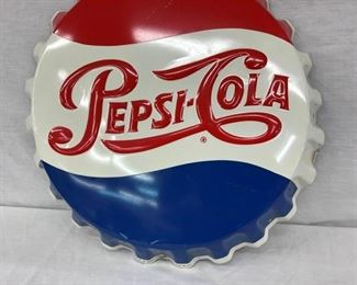 EMB. 18IN PEPSI COLA CAP