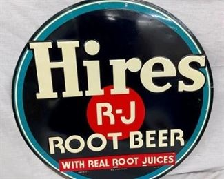 24IN EMB.HIRES ROOT BEER SIGN
