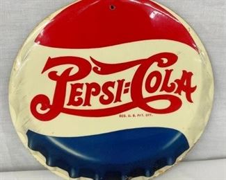 9IN DOUBLE DOT PEPSI COLA EASLE