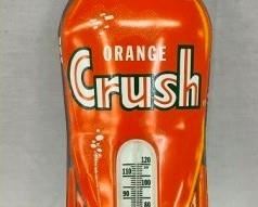 DIECUT CONVEX ORANGE CRUSH BOTTLE THERM.