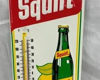 1977 EMB. SQUIRT THERM. W/ BOTTLE