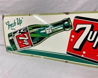 PORC. 7UP SODA SIGN 30X12