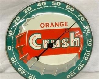 12IN ORANGE CRUSH THERMOMETER