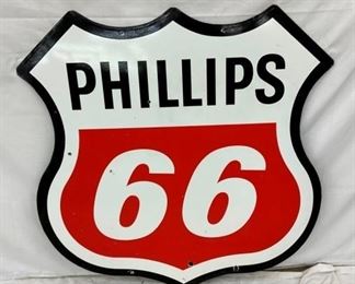 47IN PORC. DS PHILLIOPS 66 SHEILD SIGN