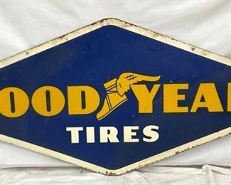 SIDE 2 GOODYEAR TIRES SIGN