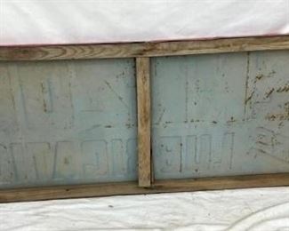 SIDE 2 PENNZOIL SIGN