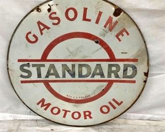 PORC. STANDARD MOTOR OIL SIGN