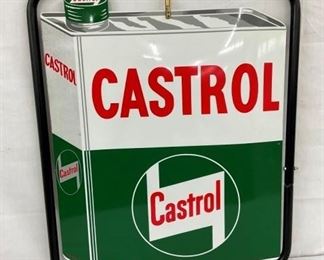 OLD STOCK CASTROL SPINNER SIGN