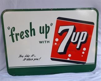 PORC. 7UP "FRESH UP" 42X24