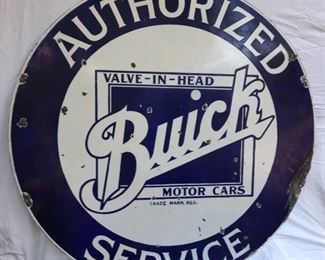 42IN PORC. BUICK DEALER SIGN