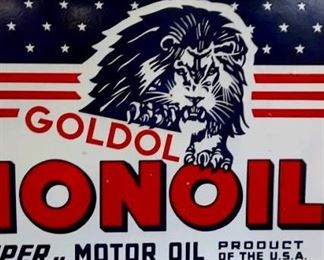 PORC. LIONOIL SIGN 29X39