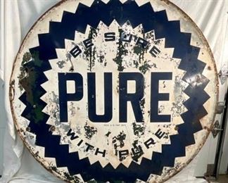 SIDE 2 6FT. PORC. PURE SIGN