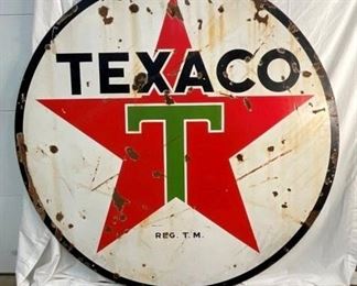 SIDE 2 PORC. 6FT. TEXACO SIGN