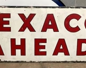TEXACO AHEAD SIGN