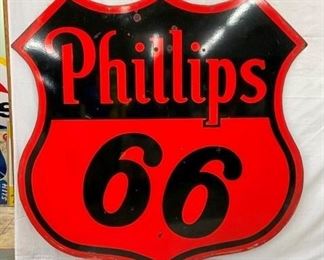 PORC. DS 1956 PHILLIPS 66 6FT. SIGN