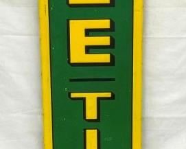 EMB. VERTICAL LEE TIRES SIGN