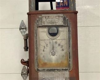 CLOSE UP LATE 1930'S PUMP 