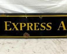 PORC. RAILWAY EXPRESS AGENCY SIGN