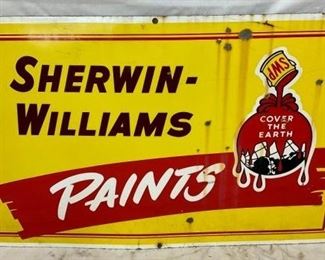 PORC. SHERWIN WILLIAMS PAINTS SIGN