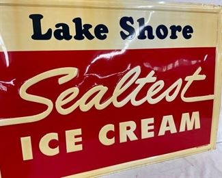 EMB. SELF FRAMED SIGN