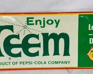 EMB. TEEM LIME DRINK SIGN