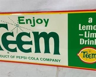 EMB. TEEM LIME DRINK SIGN